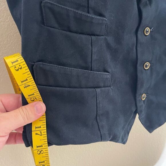 Diesel Navy  Button-Up Vest - Picture 6 of 7